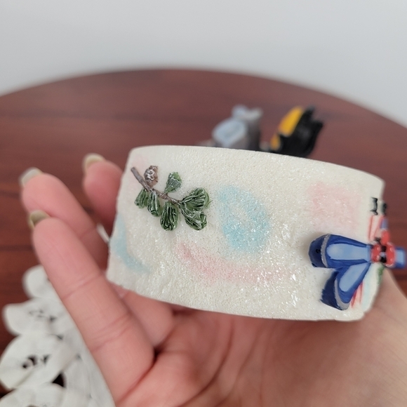 Vintage A. Richesco Corp Resin 3D Skiing Trinket Box 1980s Rare unique - Picture 13 of 17